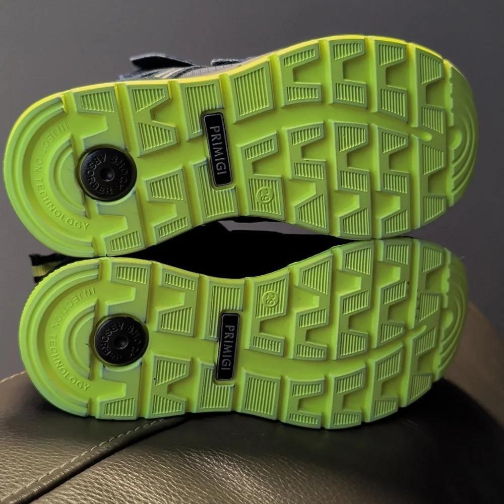 Primigi Boys Gore-Tex Hiker Boot Navy & Lime Nwt Size 7 (39)